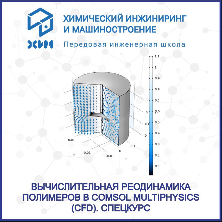 Вычислительная реодинамика полимеров в Comsol Multiphysics (CFD). Спецкурс 