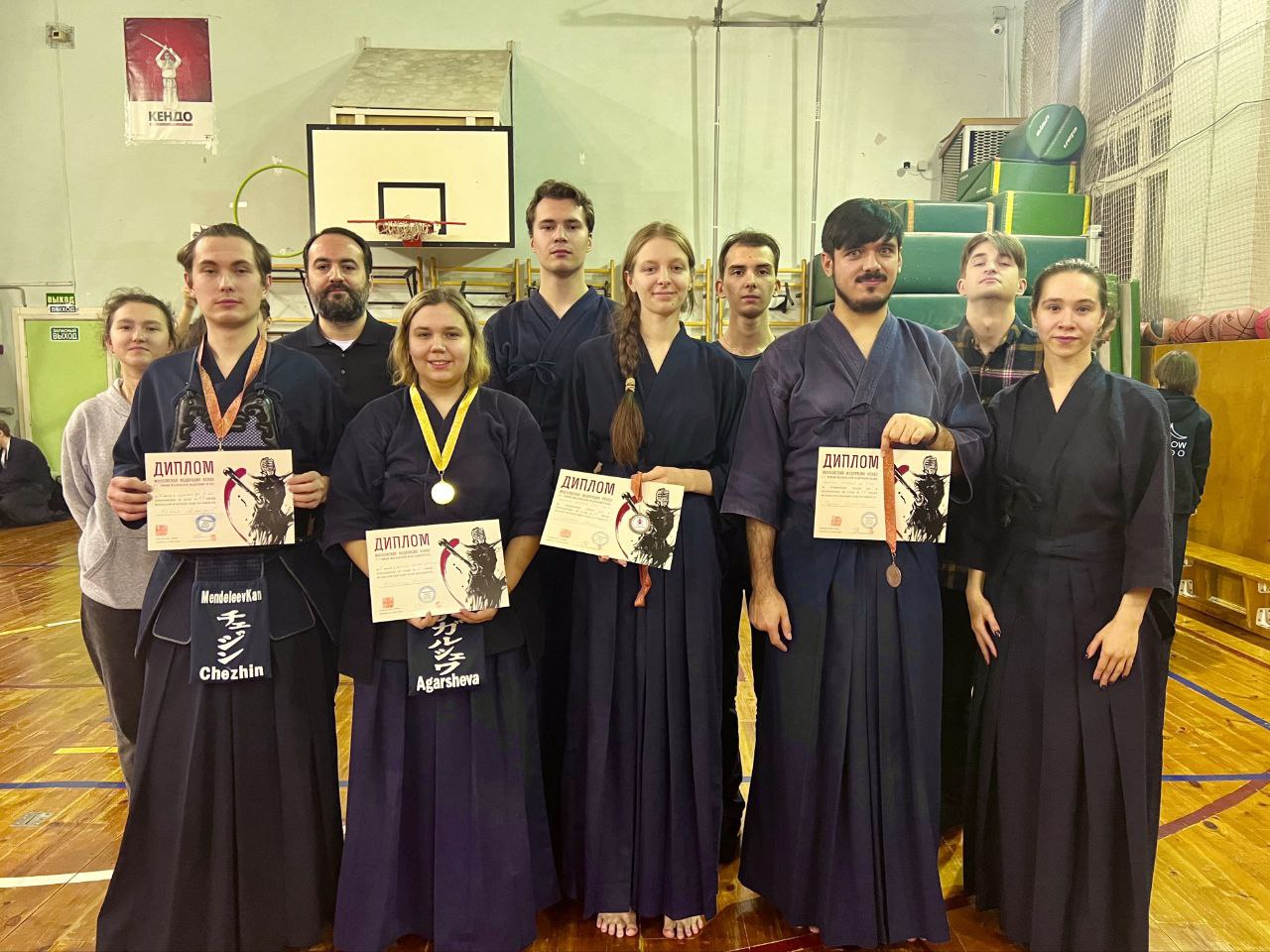 Менделеевцы заняли призовые места на московском турнире по кендо