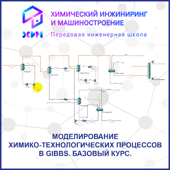 Моделирование химико-технологических процессов  в GIBBS (CAPP). Базовый курс.